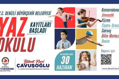 Denizli’de yaz okulu kayıtları başladı