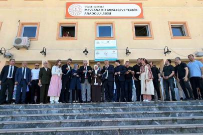 DTSO’dan lisenin kütüphanesine tefrişat
