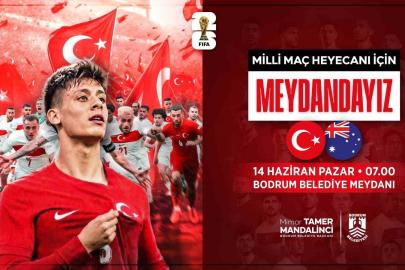 Dünya Kupası heyecanı Bodrum Belediye Meydanı’nda yaşanacak