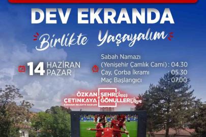 Dünya kupası heyecanı Yenişehir Yazlık Sineması’nda yaşanacak