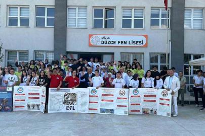 Düzce’de öğrencilerin bilim ve sanat projeleri görücüye çıktı