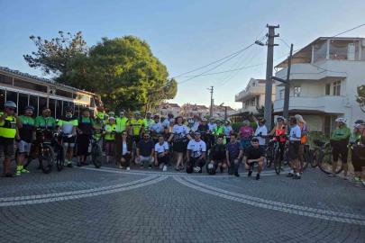 Edremit’te pedallar özel güvenlik görevlileri için döndü