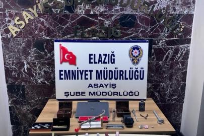 Elazığ’da 7 milyon liralık ziynet eşyası çalan 4 şüpheli tutuklandı