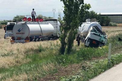 Ereğli’de tanker şarampole devrildi: 1 yaralı