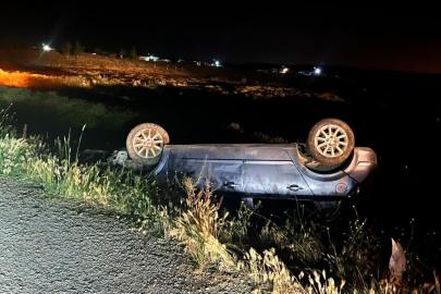 Eskişehir’de araç takla attı: 1 yaralı