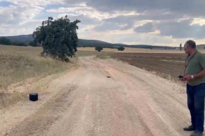 Eskişehir’de kaybolan gebe inek dron ile aranıyor