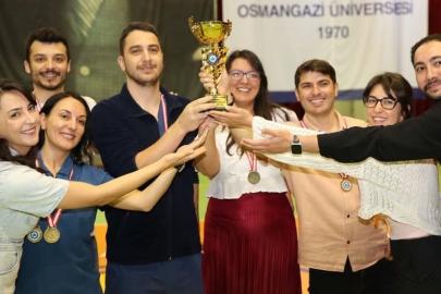 ESOGÜ Personel Turnuvasında kupalar sahiplerini buldu