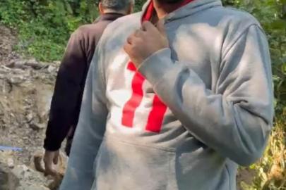 Eşyaları dere kenarında bulunan şahıs için arama çalışması başlatıldı