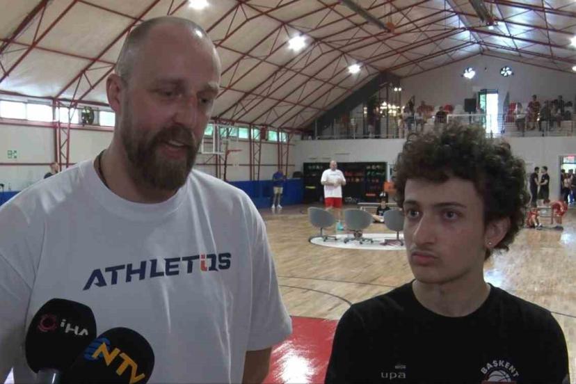 EuroLeague’in önemli ismi Milaknis Ankara’da genç sporcularla buluştu
