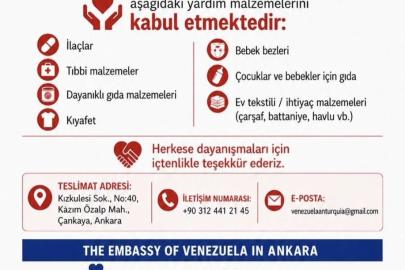 Fatma Şahin’den Venezuela’ya yardım çağrısı
