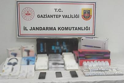 Gaziantep’te 1,4 milyon TL değerinde kaçak malzeme ele geçirildi: 2 gözaltı
