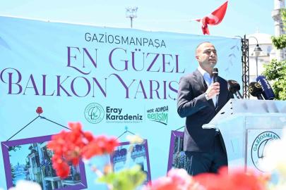 Gaziosmanpaşa’nın en güzel balkonları ödüllendirildi