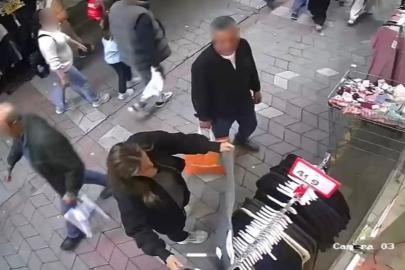 Giyim eşyası çalarken kameraya yakalanan karı koca gözaltına alındı