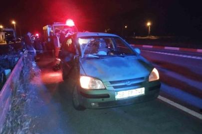 Hac ziyaretine giderken  kaza: 1 ölü, 3 yaralı