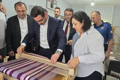 Hanönü’de kursiyerlerin ele emeği ürünleri sergilendi