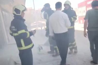 İş merkezindeki korkutan yangında 2 kişi hastaneye kaldırıldı