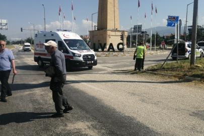 Isparta’da ticari araç ile otomobil çarpıştı: 1 yaralı