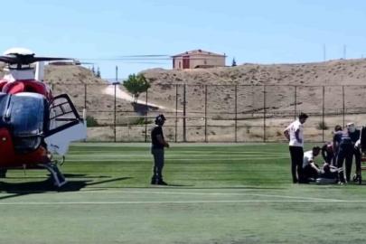 Kalp krizi geçiren hasta hava ambulansıyla Malatya’ya sevk edildi