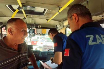 Karabük Belediyesi’nden minibüslere hizmet standardı denetimi
