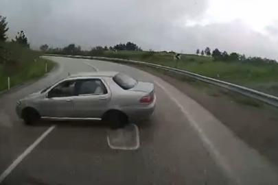 Karabük’te 6 kişinin yaralandığı kazanın görüntüsü ortaya çıktı