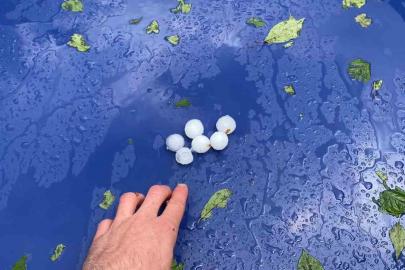 Kastamonu’da dolu yağışı etkili oldu