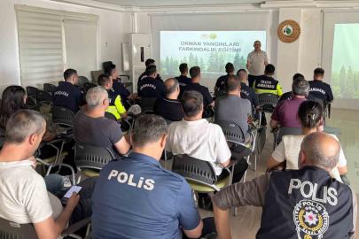 Kavaklıdere’de orman yangınlarıyla mücadele eğitimi düzenlendi