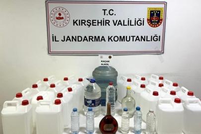 Kırşehir’de kaçak alkol operasyonu: 120 litre ele geçirildi