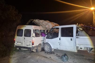 Konya’da kamyonet ile minibüs çarpıştı: 7 yaralı