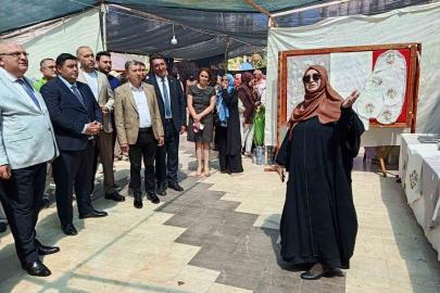 Kumluca’da Halk Eğitim Merkezi Müdürlüğü sergisi törenle açıldı