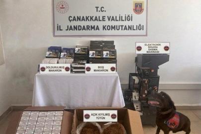 Lapseki’de kaçakçılık operasyonu