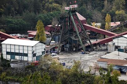 Maden ocağında yangın nedeniyle üretim durdu