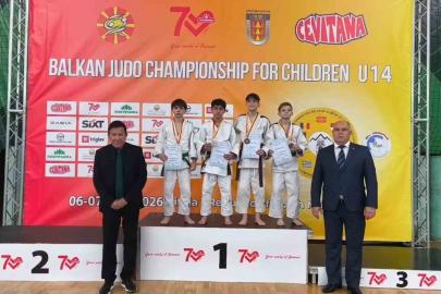 Manisalı sporcular Balkan Şampiyonası’ndan 4 madalya ile döndü