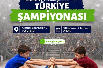 Mas Güreşinin genç yetenekleri Kayseri’de buluşuyor