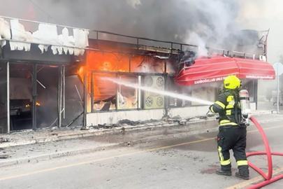 Mersin’de ekmek fırınında yangın