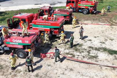 Mersin’de orman yangınlarına karşı tatbikat yapıldı