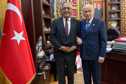 MHP Lideri Bahçeli, Diyarbakır Milletvekili Tanrıkulu ile bir araya geldi