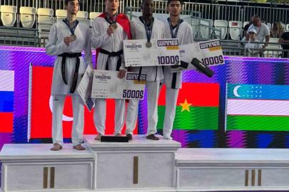 Milli taekwondoculardan 1 altın, bir bronz