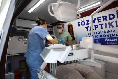 Mobil Ağız ve Diş Sağlığı Klinikleri Çine’de vatandaşlarla buluştu