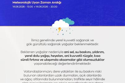 Niğde Valiliği’nden kuvvetli yağış uyarısı