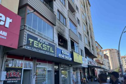 Niğde’de apartman dairesinde yangın