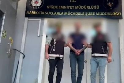 Niğde’de uyuşturucu suçundan aranan hükümlü yakalandı