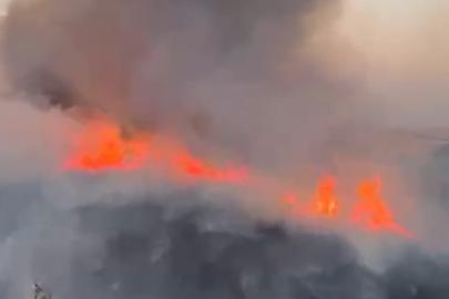 Oğuzeli’nde buğday tarlasında yangın