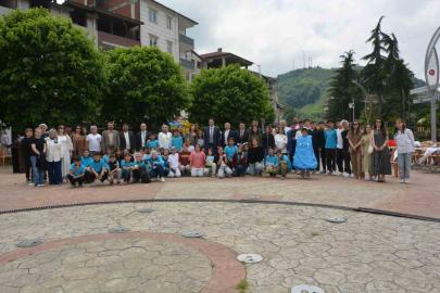 Ordu’da öğrenciler önce yarıştı, sonra hayırda buluştu