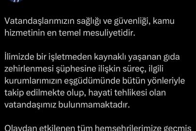 Osmaniye’de gıda zehirlenmesi şüphesiyle 53 kişi hastaneye başvurdu
