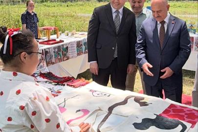 Özel eğitim öğrencilerinden göz dolduran yıl sonu sergisi