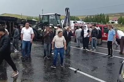 Patnos’ta zincirleme kaza: 1 ölü, 1’i ağır 4 yaralı