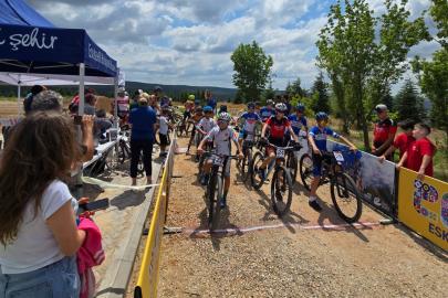 Pedal sporcuları Eskişehir’de podyum için yarıştı