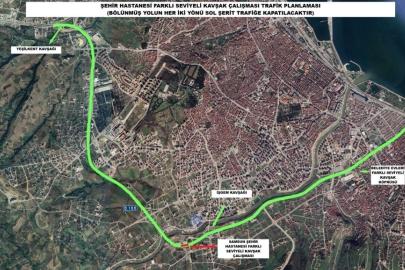 Samsun Şehir Hastanesi kavşak çalışması başlıyor