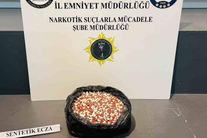 Samsun’da 5 bin 150 sentetik ecza ele geçirildi