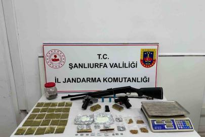 Şanlıurfa’da uyuşturucu operasyonunda 2 gözaltı